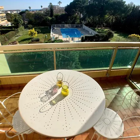 아파트 Vallauris Avec Piscine A Juan Les Pins T2