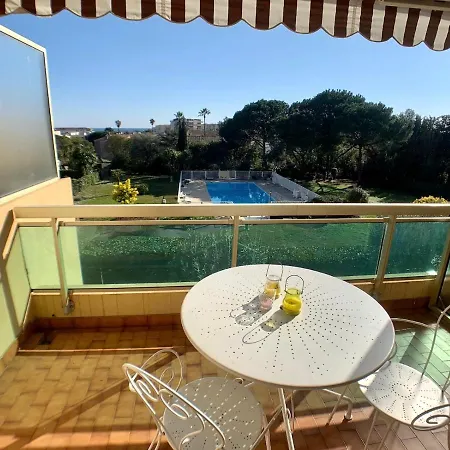 Vallauris Avec Piscine A Juan Les Pins T2 아파트 *
